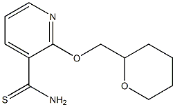 2-(tetrahydro-2H-pyran-2-ylmethoxy)pyridine-3-carbothioamide Structure