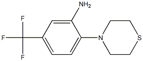 2-(thiomorpholin-4-yl)-5-(trifluoromethyl)aniline Structure