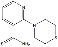 2-(thiomorpholin-4-yl)pyridine-3-carbothioamide Structure