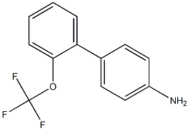 2'-(trifluoromethoxy)-1,1'-biphenyl-4-amine 结构式