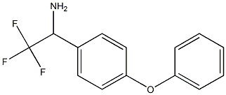 2,2,2-trifluoro-1-(4-phenoxyphenyl)ethan-1-amine,,结构式