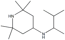 2,2,6,6-tetramethyl-N-(3-methylbutan-2-yl)piperidin-4-amine 化学構造式