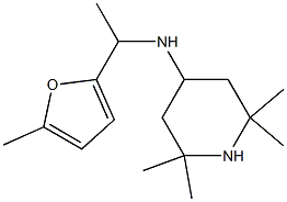 2,2,6,6-tetramethyl-N-[1-(5-methylfuran-2-yl)ethyl]piperidin-4-amine,,结构式