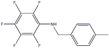 2,3,4,5,6-pentafluoro-N-[(4-methylphenyl)methyl]aniline