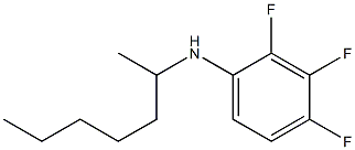 2,3,4-trifluoro-N-(heptan-2-yl)aniline Structure