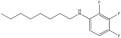 2,3,4-trifluoro-N-octylaniline Structure