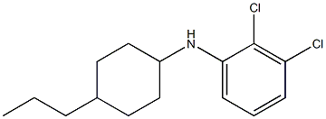 2,3-dichloro-N-(4-propylcyclohexyl)aniline Structure