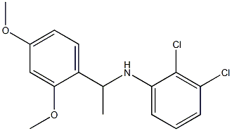 2,3-dichloro-N-[1-(2,4-dimethoxyphenyl)ethyl]aniline 化学構造式