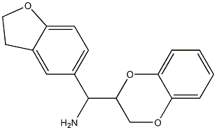 2,3-dihydro-1,4-benzodioxin-2-yl(2,3-dihydro-1-benzofuran-5-yl)methanamine Structure