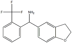 2,3-dihydro-1-benzofuran-5-yl[2-(trifluoromethyl)phenyl]methanamine