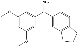  2,3-dihydro-1H-inden-5-yl(3,5-dimethoxyphenyl)methanamine