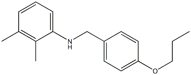 2,3-dimethyl-N-[(4-propoxyphenyl)methyl]aniline