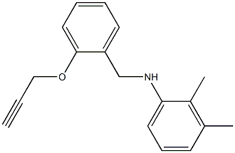 2,3-dimethyl-N-{[2-(prop-2-yn-1-yloxy)phenyl]methyl}aniline