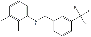 2,3-dimethyl-N-{[3-(trifluoromethyl)phenyl]methyl}aniline Structure