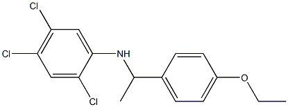 2,4,5-trichloro-N-[1-(4-ethoxyphenyl)ethyl]aniline