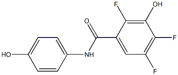 2,4,5-trifluoro-3-hydroxy-N-(4-hydroxyphenyl)benzamide