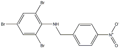 2,4,6-tribromo-N-[(4-nitrophenyl)methyl]aniline 结构式