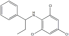 2,4,6-trichloro-N-(1-phenylpropyl)aniline