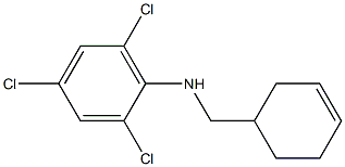 2,4,6-trichloro-N-(cyclohex-3-en-1-ylmethyl)aniline