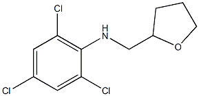 2,4,6-trichloro-N-(oxolan-2-ylmethyl)aniline