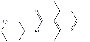 2,4,6-trimethyl-N-(piperidin-3-yl)benzamide 结构式