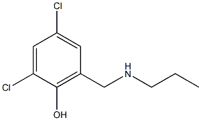 2,4-dichloro-6-[(propylamino)methyl]phenol