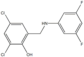 2,4-dichloro-6-{[(3,5-difluorophenyl)amino]methyl}phenol|