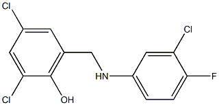 2,4-dichloro-6-{[(3-chloro-4-fluorophenyl)amino]methyl}phenol