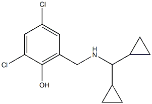 2,4-dichloro-6-{[(dicyclopropylmethyl)amino]methyl}phenol