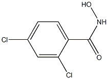 2,4-dichloro-N-hydroxybenzamide Struktur