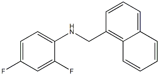 2,4-difluoro-N-(naphthalen-1-ylmethyl)aniline