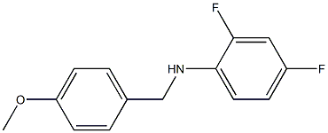  2,4-difluoro-N-[(4-methoxyphenyl)methyl]aniline