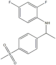 2,4-difluoro-N-[1-(4-methanesulfonylphenyl)ethyl]aniline