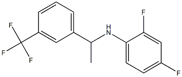 2,4-difluoro-N-{1-[3-(trifluoromethyl)phenyl]ethyl}aniline