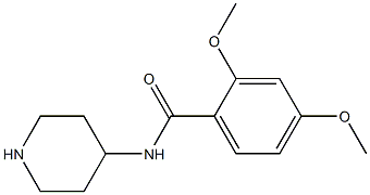 2,4-dimethoxy-N-(piperidin-4-yl)benzamide