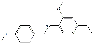 2,4-dimethoxy-N-[(4-methoxyphenyl)methyl]aniline