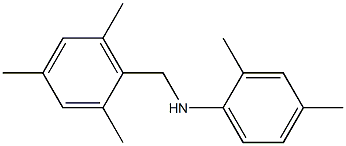 2,4-dimethyl-N-[(2,4,6-trimethylphenyl)methyl]aniline Structure