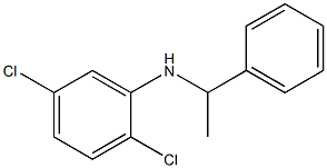 2,5-ジクロロ-N-(1-フェニルエチル)アニリン 化学構造式