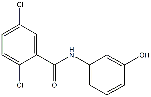 2,5-dichloro-N-(3-hydroxyphenyl)benzamide Structure