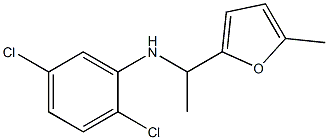 2,5-dichloro-N-[1-(5-methylfuran-2-yl)ethyl]aniline 化学構造式