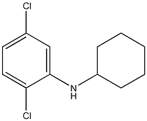 2,5-dichloro-N-cyclohexylaniline Struktur