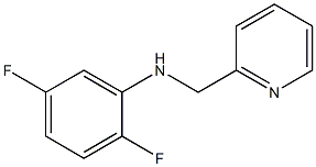 2,5-difluoro-N-(pyridin-2-ylmethyl)aniline 结构式