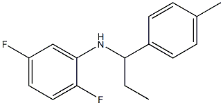 2,5-difluoro-N-[1-(4-methylphenyl)propyl]aniline