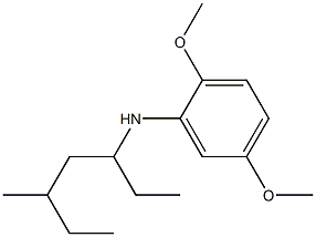 2,5-dimethoxy-N-(5-methylheptan-3-yl)aniline