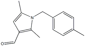 2,5-dimethyl-1-[(4-methylphenyl)methyl]-1H-pyrrole-3-carbaldehyde Structure