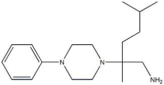 2,5-dimethyl-2-(4-phenylpiperazin-1-yl)hexan-1-amine