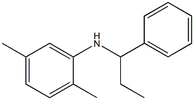 2,5-dimethyl-N-(1-phenylpropyl)aniline Struktur