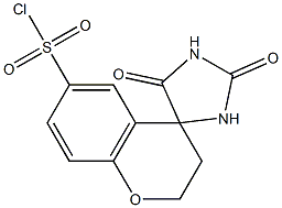 2',5'-dioxo-2,3-dihydrospiro[chromene-4,4'-imidazolidine]-6-sulfonyl chloride