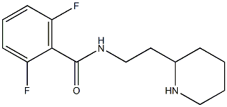 2,6-difluoro-N-(2-piperidin-2-ylethyl)benzamide
