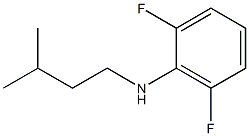 2,6-difluoro-N-(3-methylbutyl)aniline,,结构式